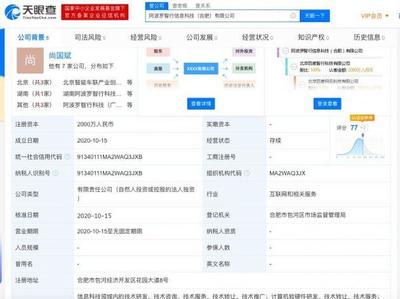 智行科技在合肥成立全資子公司，注冊(cè)資本2000萬(wàn)人民幣，專(zhuān)注計(jì)算機(jī)軟硬件及輔助設(shè)備